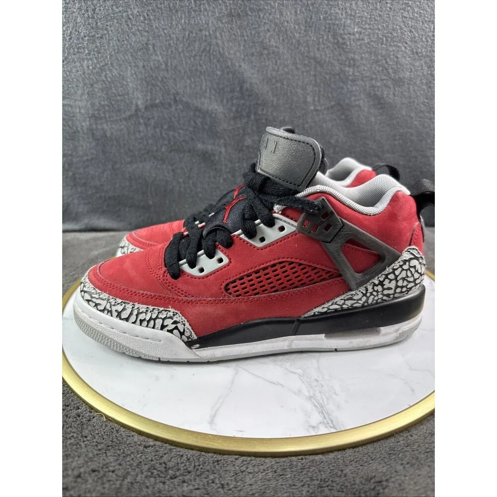 Jordan Spizike Low Toro Red Black White FQ3950-600 Youth Size 6Y Women Size 7.5